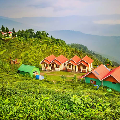 AHD289 Sunrise view from Kanchanjungha facing homestay 