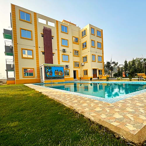 SNK815 Pool View Deluxe Shantiniketan Hotel