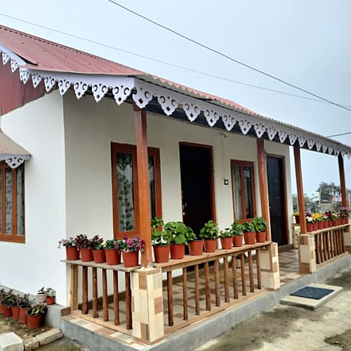 AHD290 Kanchanjungha facing hut in Ahaldara