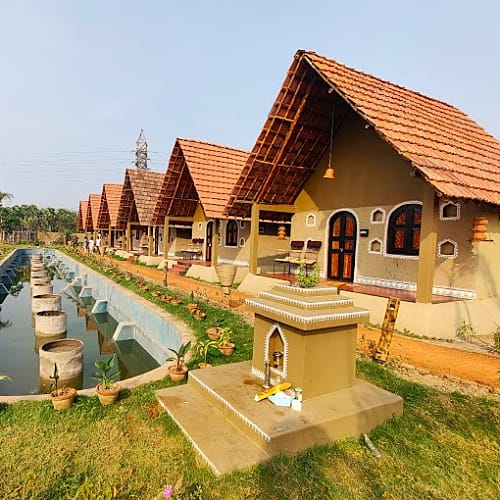 KOL947 Village style Mud house Homestay near Kolkata 